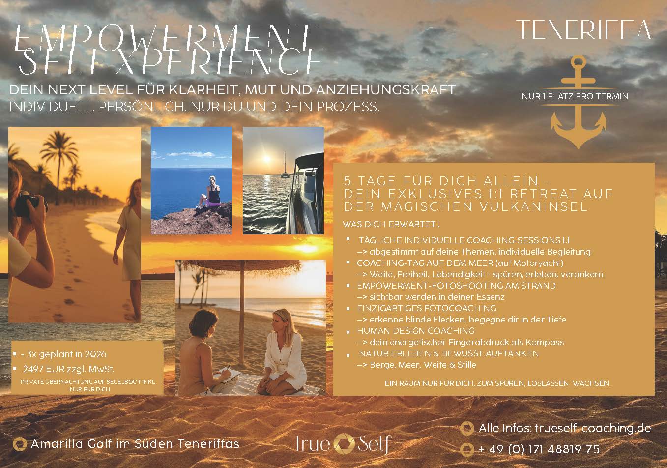 Flyer True Self Empowerment SelfXPerience 2